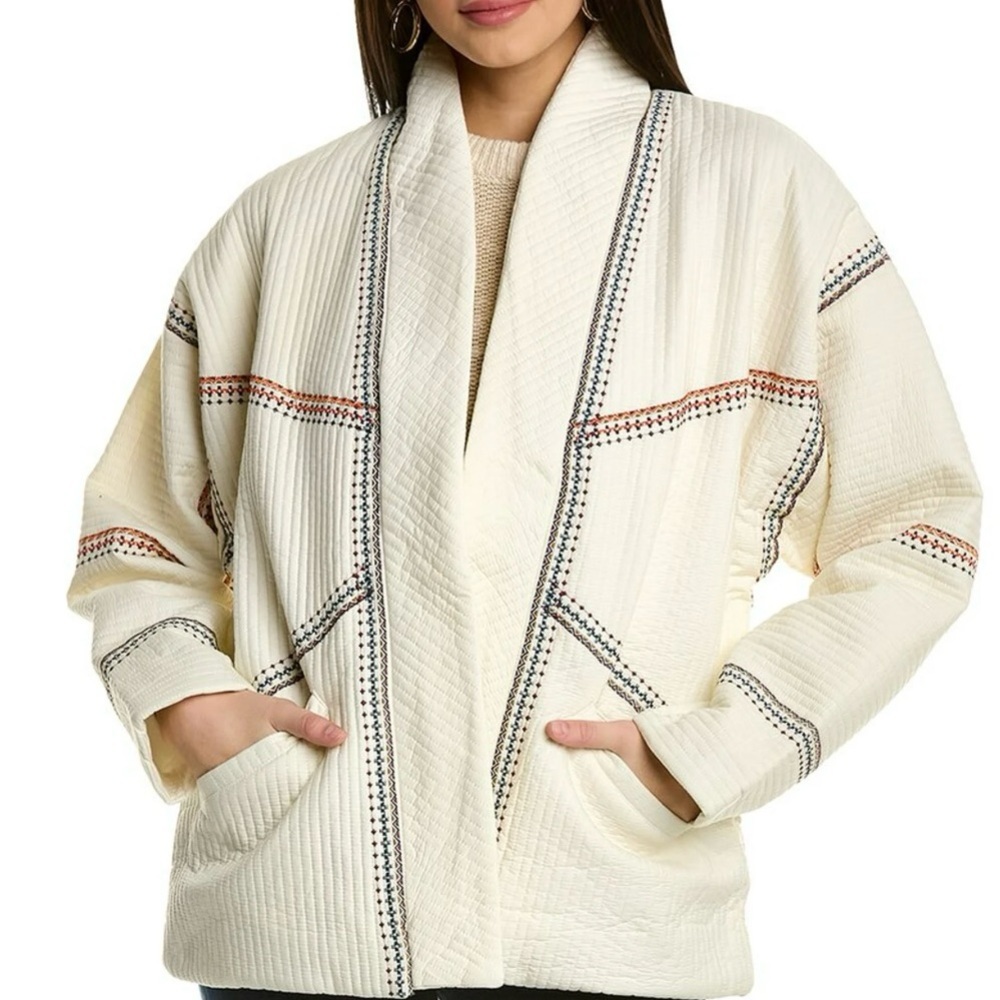 Anthroplogie 🌟 Cozy Cotton Quilted Jacket by Blank NYC 🌟 XS